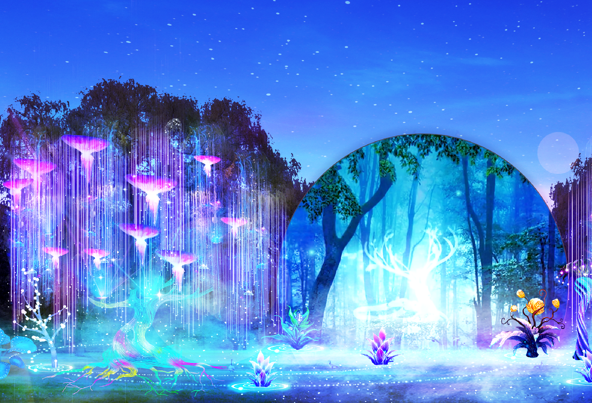 梦幻秘境文旅灯光