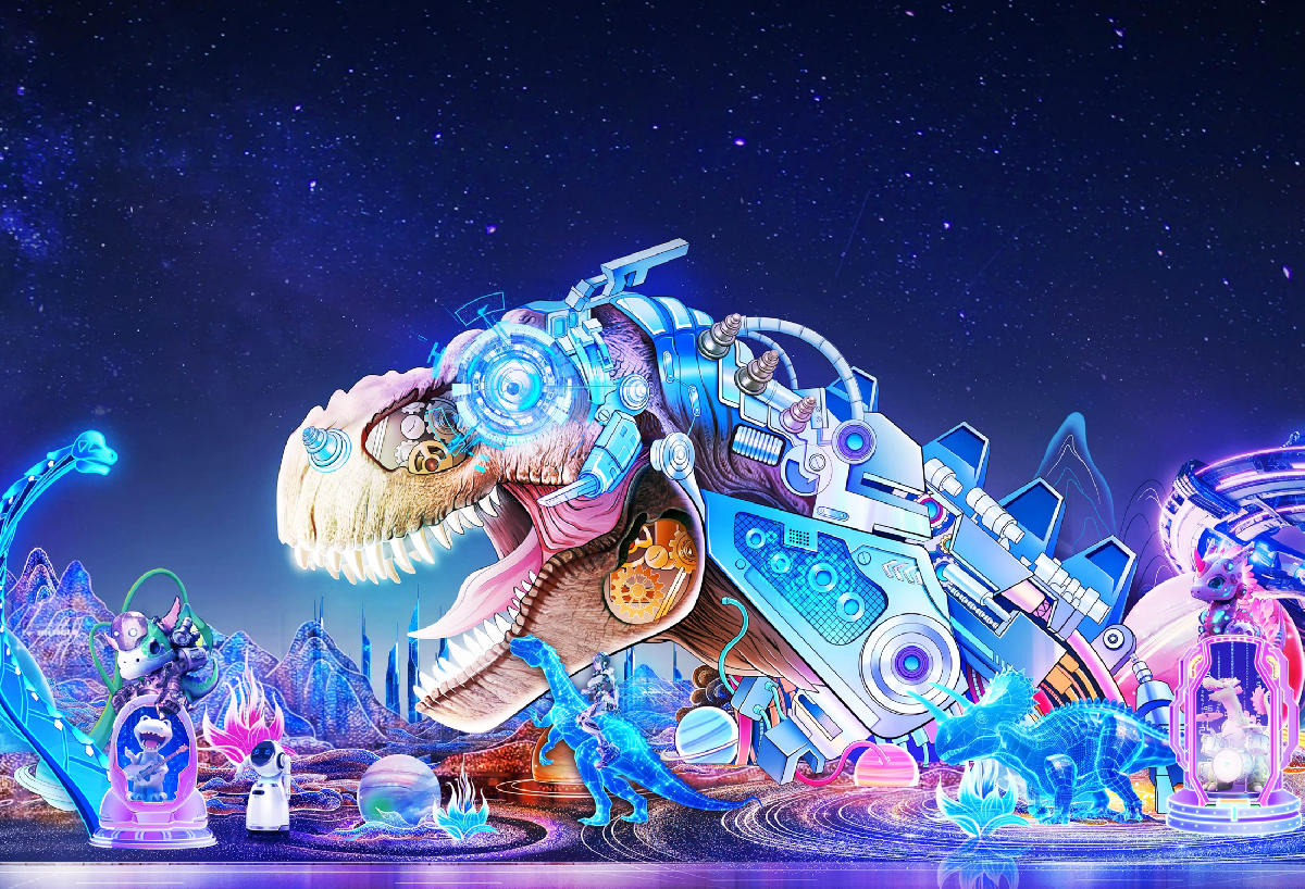 科技朋克风彩灯