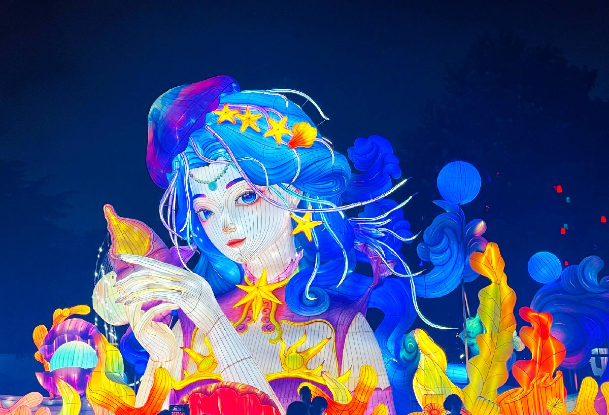 2025年青海啤酒节海洋女神灯组